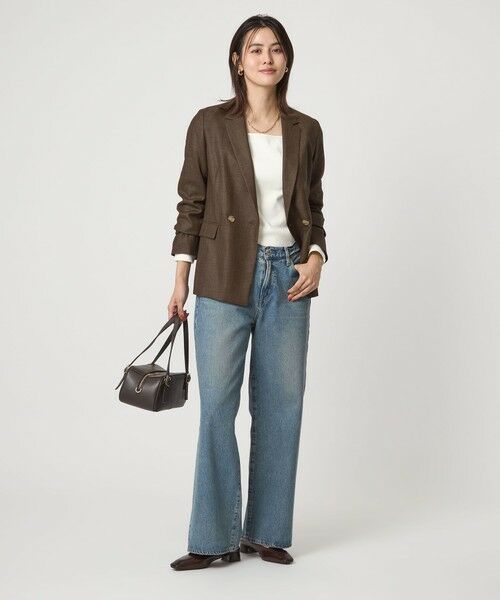 green label relaxing / グリーンレーベル リラクシング テーラードジャケット | ライト エアリー ダブル ジャケット | 詳細3