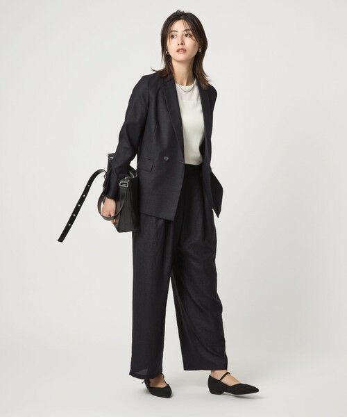 green label relaxing / グリーンレーベル リラクシング テーラードジャケット | ライト エアリー ダブル ジャケット | 詳細9