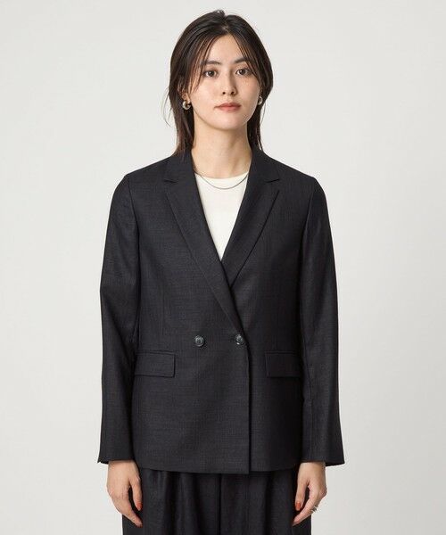 green label relaxing / グリーンレーベル リラクシング テーラードジャケット | ライト エアリー ダブル ジャケット | 詳細10