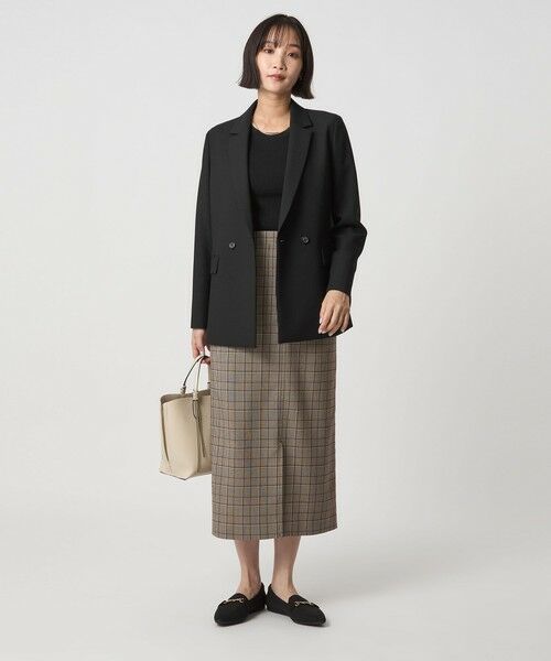 green label relaxing / グリーンレーベル リラクシング テーラードジャケット | ダブルクロス ダブル ジャケット ウォッシャブル ストレッチ | 詳細2