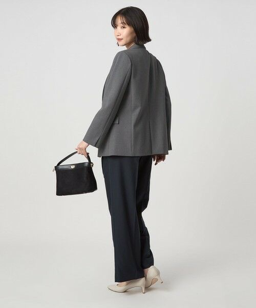 green label relaxing / グリーンレーベル リラクシング テーラードジャケット | ダブルクロス ダブル ジャケット ウォッシャブル ストレッチ | 詳細15