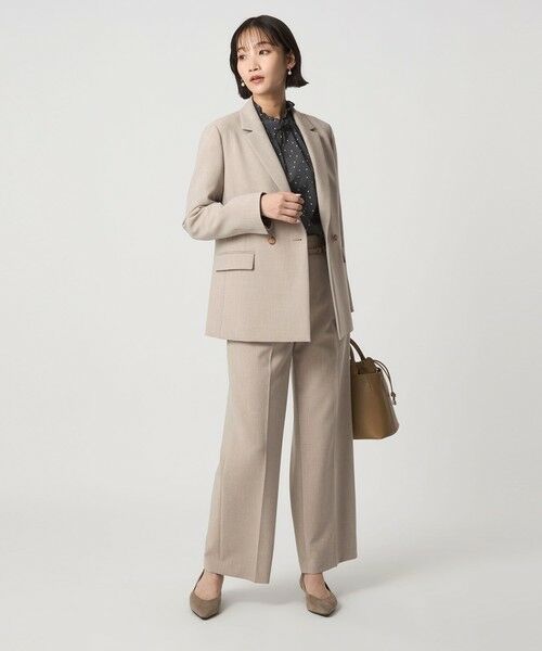 green label relaxing / グリーンレーベル リラクシング テーラードジャケット | ダブルクロス ダブル ジャケット ウォッシャブル ストレッチ | 詳細17