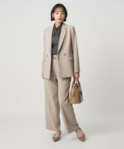 green label relaxing / グリーンレーベル リラクシング テーラードジャケット | ダブルクロス ダブル ジャケット ウォッシャブル ストレッチ | 詳細18