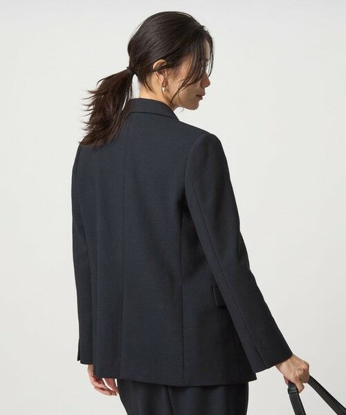 green label relaxing / グリーンレーベル リラクシング テーラードジャケット | ダブルクロス ダブル ジャケット ウォッシャブル ストレッチ | 詳細23