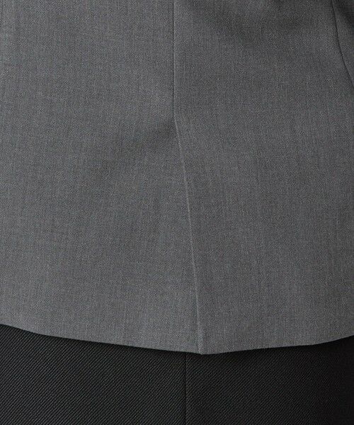 green label relaxing / グリーンレーベル リラクシング ノーカラージャケット | ダブルクロス ノーラペル ジャケット ウォッシャブル ストレッチ | 詳細16