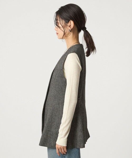 green label relaxing / グリーンレーベル リラクシング ベスト | メランジツイル ジレ -ウォッシャブル- | 詳細15