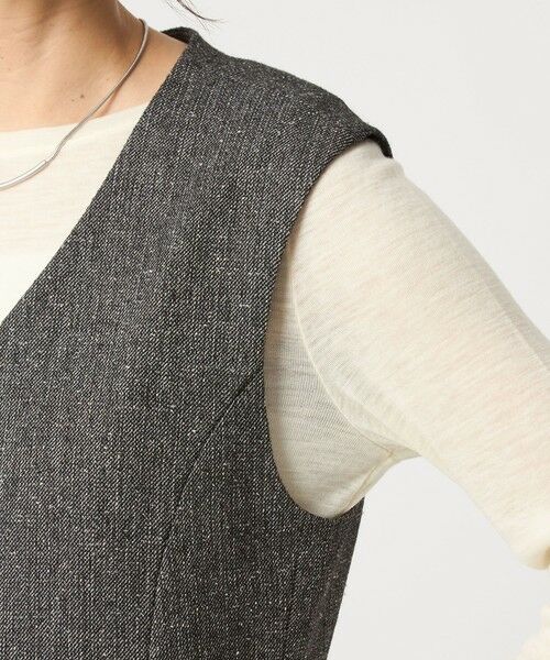 green label relaxing / グリーンレーベル リラクシング ベスト | メランジツイル ジレ -ウォッシャブル- | 詳細18