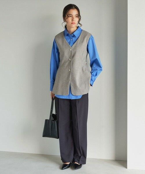 green label relaxing / グリーンレーベル リラクシング ベスト | メランジツイル ジレ -ウォッシャブル- | 詳細25