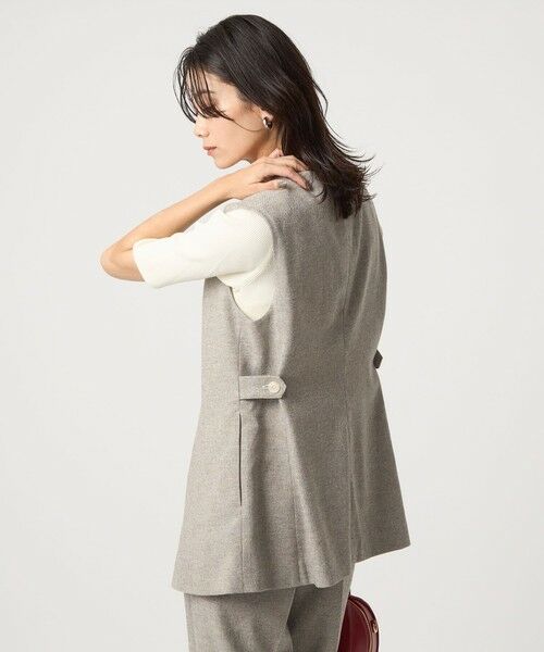 green label relaxing / グリーンレーベル リラクシング ベスト | メランジツイル ジレ -ウォッシャブル- | 詳細29