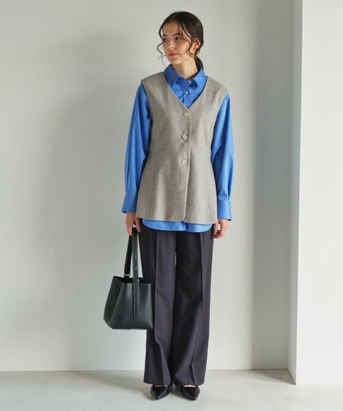 green label relaxing / グリーンレーベル リラクシング ベスト | メランジツイル ジレ -ウォッシャブル- | 詳細24