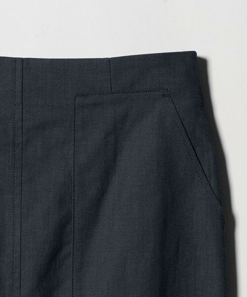 green label relaxing / グリーンレーベル リラクシング ロング・マキシ丈スカート | ［size SHORTあり］キチントボトムス Iライン スリム タイト スカート シャンブレー | 詳細10