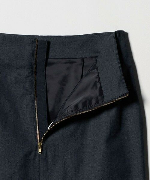 green label relaxing / グリーンレーベル リラクシング ロング・マキシ丈スカート | ［size SHORTあり］キチントボトムス Iライン スリム タイト スカート シャンブレー | 詳細12