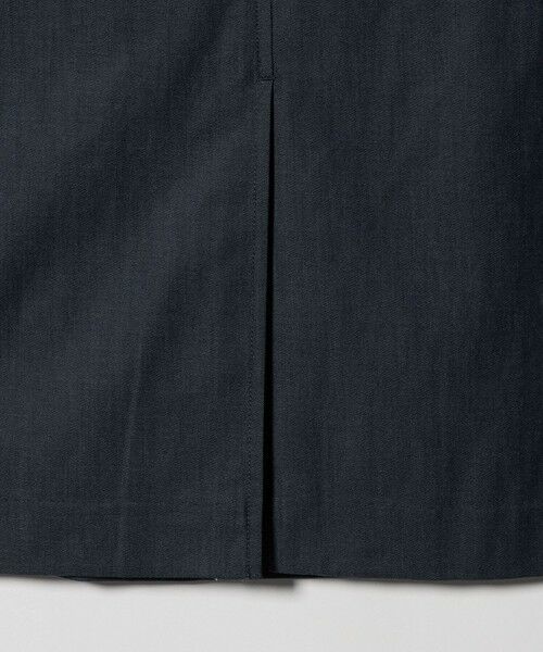 green label relaxing / グリーンレーベル リラクシング ロング・マキシ丈スカート | ［size SHORTあり］キチントボトムス Iライン スリム タイト スカート シャンブレー | 詳細14