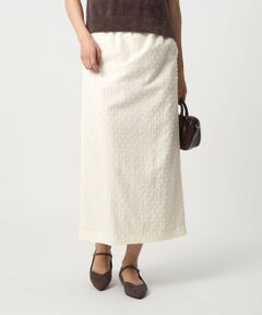 green label relaxing / グリーンレーベル リラクシング ロング・マキシ丈スカート | ドットジャカード タイト スカート