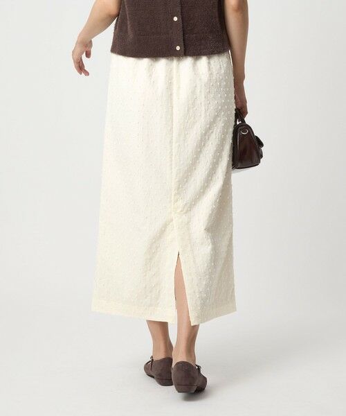 green label relaxing / グリーンレーベル リラクシング ロング・マキシ丈スカート | ドットジャカード タイト スカート | 詳細2