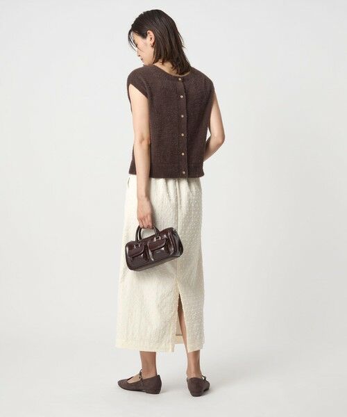 green label relaxing / グリーンレーベル リラクシング ロング・マキシ丈スカート | ドットジャカード タイト スカート | 詳細4