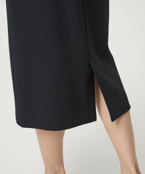 green label relaxing / グリーンレーベル リラクシング ミニ・ひざ丈スカート | ダブルクロス タイト スカート ウォッシャブル ストレッチ | 詳細29