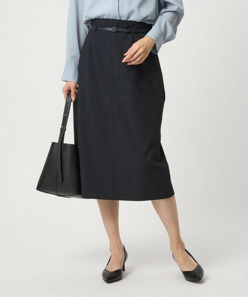 green label relaxing/グリーンレーベル リラクシング ダブルクロス タイト スカート ウォッシャブル ストレッチ NAVY M(38) green label relaxing/グリーンレーベル リラクシング ダブルクロス タイト スカート ウォッシャブル ストレッチ NAVY M(38)
