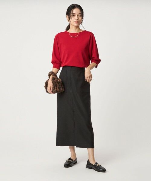 green label relaxing / グリーンレーベル リラクシング ロング・マキシ丈スカート | ［size SHORTあり］キチントボトムス Iライン スリム タイト スカート | 詳細2