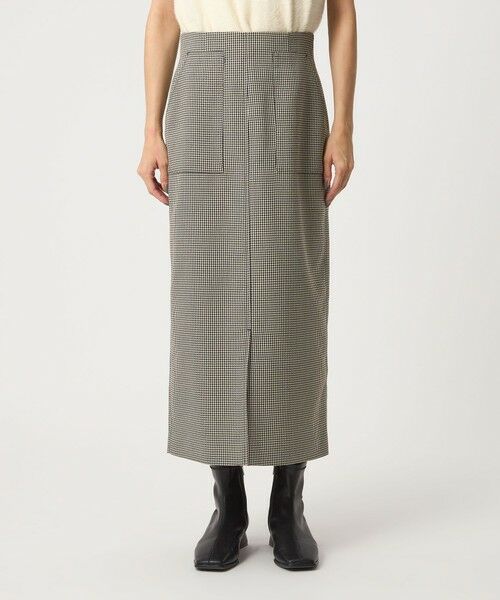 green label relaxing / グリーンレーベル リラクシング ロング・マキシ丈スカート | ［size SHORTあり］キチントボトムス Iライン スリム タイト スカート | 詳細7