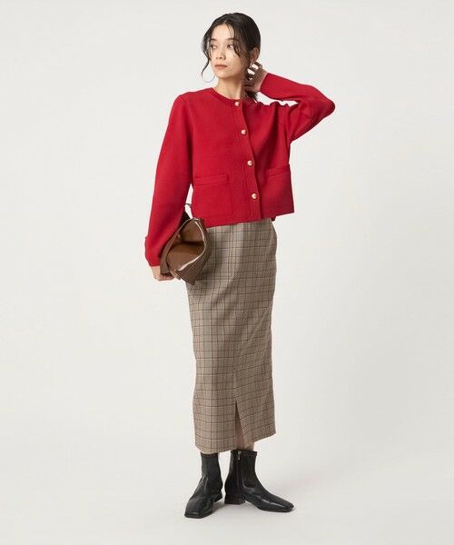 green label relaxing / グリーンレーベル リラクシング ロング・マキシ丈スカート | ［size SHORTあり］キチントボトムス Iライン スリム タイト スカート | 詳細19