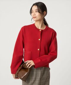 green label relaxing / グリーンレーベル リラクシング カーディガン・ボレロ | フォルム ゴールドカラーボタン ニット カーディガン ウォッシャブル