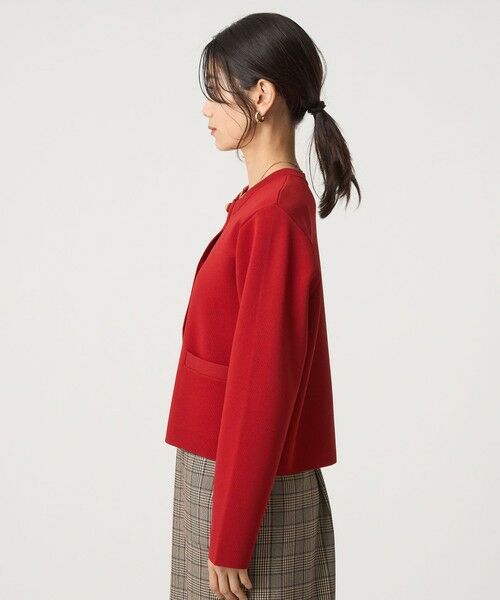 green label relaxing / グリーンレーベル リラクシング カーディガン・ボレロ | フォルム ゴールドカラーボタン ニット カーディガン ウォッシャブル | 詳細13