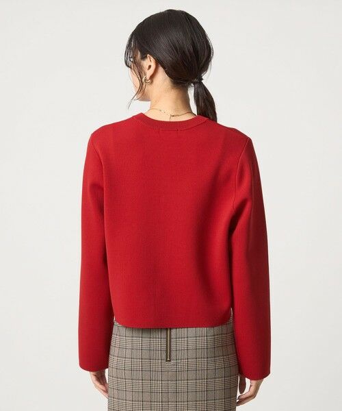 green label relaxing / グリーンレーベル リラクシング カーディガン・ボレロ | フォルム ゴールドカラーボタン ニット カーディガン ウォッシャブル | 詳細14