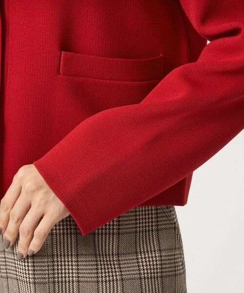 green label relaxing / グリーンレーベル リラクシング カーディガン・ボレロ | フォルム ゴールドカラーボタン ニット カーディガン ウォッシャブル | 詳細15