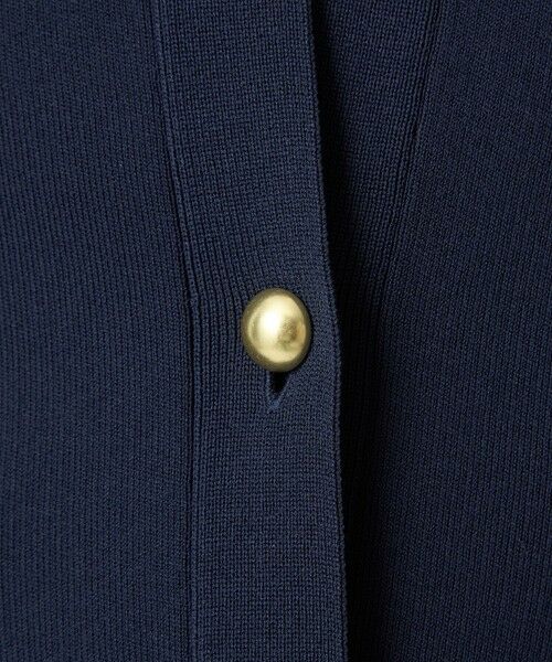 green label relaxing / グリーンレーベル リラクシング カーディガン・ボレロ | フォルム ゴールドカラーボタン ニット カーディガン ウォッシャブル | 詳細26