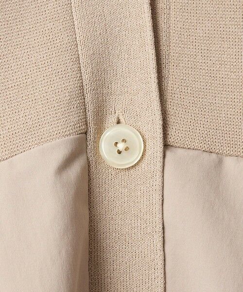 green label relaxing / グリーンレーベル リラクシング カーディガン・ボレロ | ドッキング ペプラム Vネック ニット カーディガン -ウォッシャブル- | 詳細16