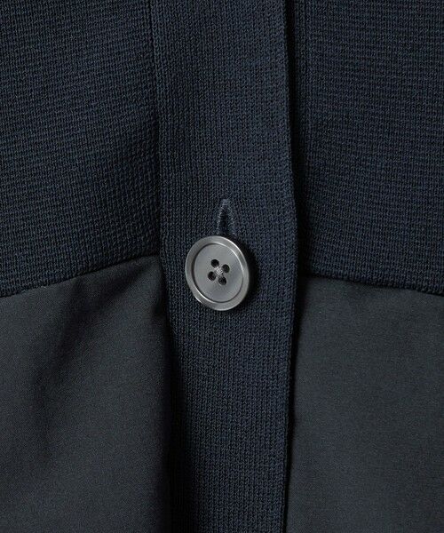 green label relaxing / グリーンレーベル リラクシング カーディガン・ボレロ | ドッキング ペプラム Vネック ニット カーディガン -ウォッシャブル- | 詳細22