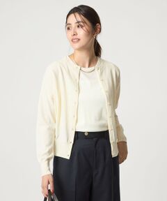 green label relaxing / グリーンレーベル リラクシング カーディガン・ボレロ | ＜1_OF MINE＞クルーネック ニット カーディガン マシンウォッシャブル