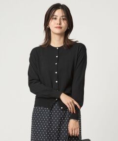 green label relaxing / グリーンレーベル リラクシング カーディガン・ボレロ | ＜1_OF MINE＞クルーネック ニット カーディガン マシンウォッシャブル