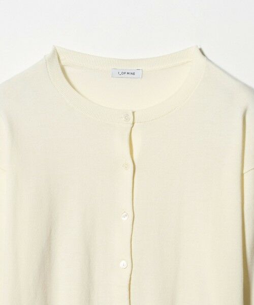 green label relaxing / グリーンレーベル リラクシング カーディガン・ボレロ | ＜1_OF MINE＞クルーネック ニット カーディガン マシンウォッシャブル | 詳細6