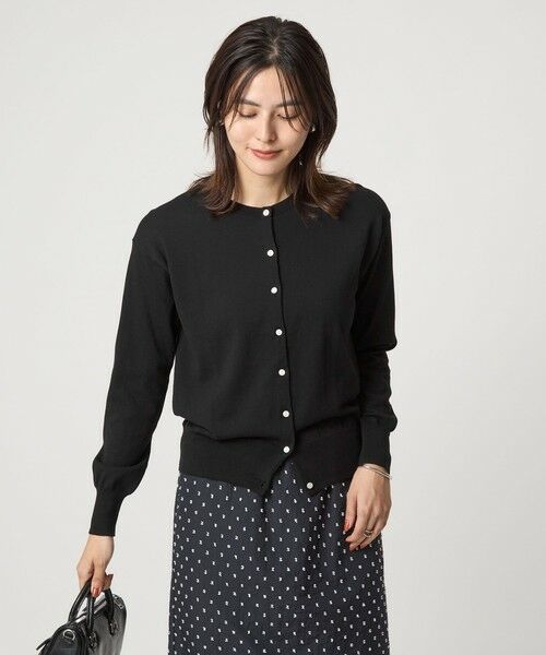 green label relaxing / グリーンレーベル リラクシング カーディガン・ボレロ | ＜1_OF MINE＞クルーネック ニット カーディガン マシンウォッシャブル | 詳細8