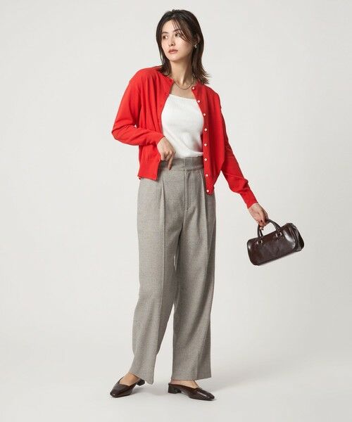 green label relaxing / グリーンレーベル リラクシング カーディガン・ボレロ | ＜1_OF MINE＞クルーネック ニット カーディガン マシンウォッシャブル | 詳細20