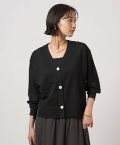 green label relaxing / グリーンレーベル リラクシング カーディガン・ボレロ | ブライトフォルム Vネック ニット カーディガン