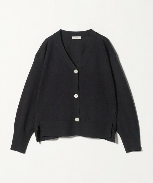 green label relaxing / グリーンレーベル リラクシング カーディガン・ボレロ | ブライトフォルム Vネック ニット カーディガン | 詳細5