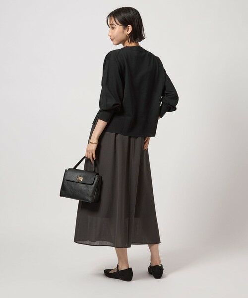 green label relaxing / グリーンレーベル リラクシング カーディガン・ボレロ | ブライトフォルム Vネック ニット カーディガン | 詳細3