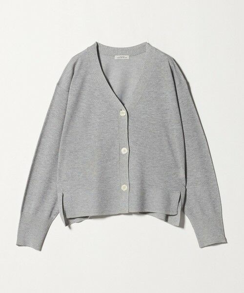 green label relaxing / グリーンレーベル リラクシング カーディガン・ボレロ | ブライトフォルム Vネック ニット カーディガン | 詳細13
