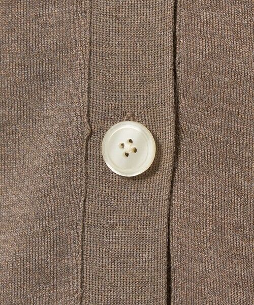 green label relaxing / グリーンレーベル リラクシング カーディガン・ボレロ | ブライトフォルム Vネック ニット カーディガン | 詳細24