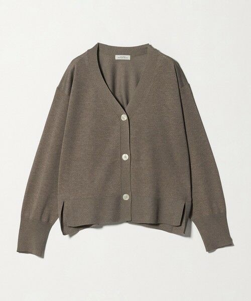 green label relaxing / グリーンレーベル リラクシング カーディガン・ボレロ | ブライトフォルム Vネック ニット カーディガン | 詳細25