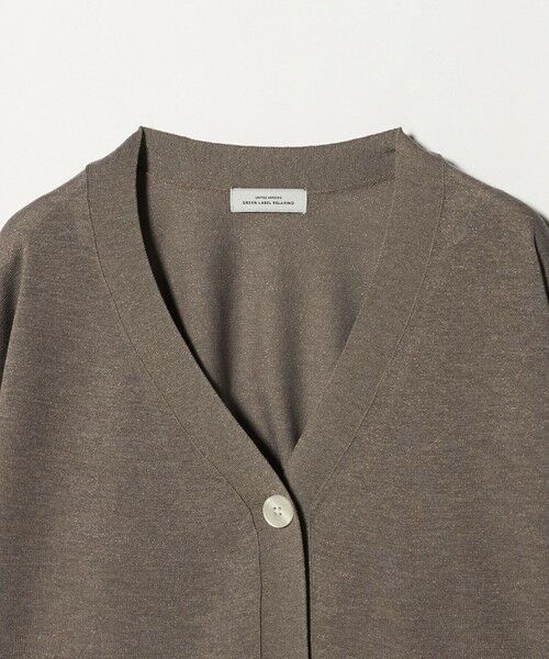 green label relaxing / グリーンレーベル リラクシング カーディガン・ボレロ | ブライトフォルム Vネック ニット カーディガン | 詳細27