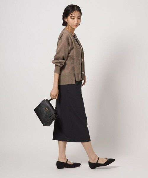 green label relaxing / グリーンレーベル リラクシング カーディガン・ボレロ | ブライトフォルム Vネック ニット カーディガン | 詳細18