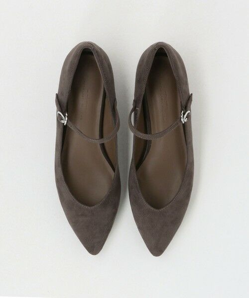 green label relaxing / グリーンレーベル リラクシング パンプス | Vカット ストラップ フラットシューズ 撥水 | 詳細12