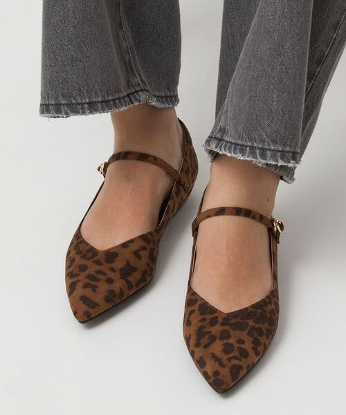 green label relaxing / グリーンレーベル リラクシング パンプス | Vカット ストラップ フラットシューズ 撥水 | 詳細21