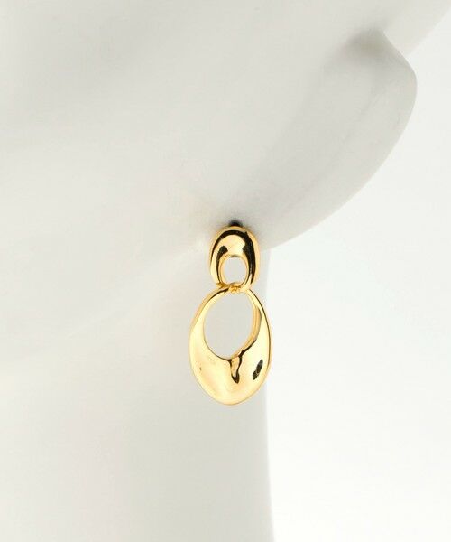 green label relaxing / グリーンレーベル リラクシング ピアス・イヤリング | Wオーバルリング ピアス | 詳細5