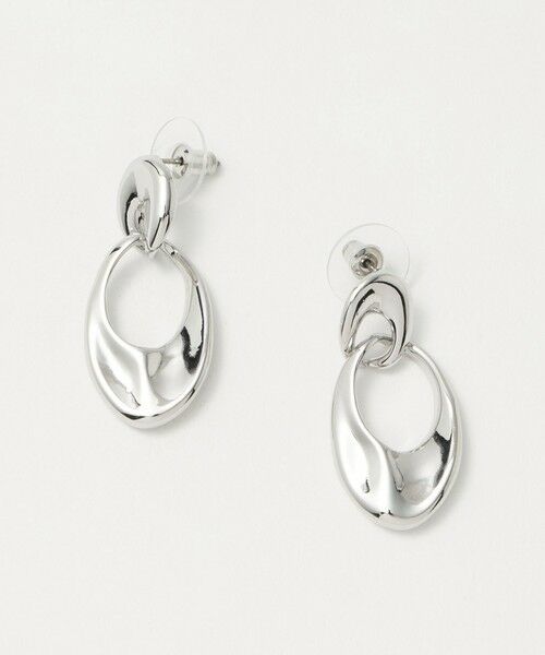 green label relaxing/グリーンレーベル リラクシング Wオーバルリング ピアス SILVER FREE green label relaxing/グリーンレーベル リラクシング Wオーバルリング ピアス SILVER FREE