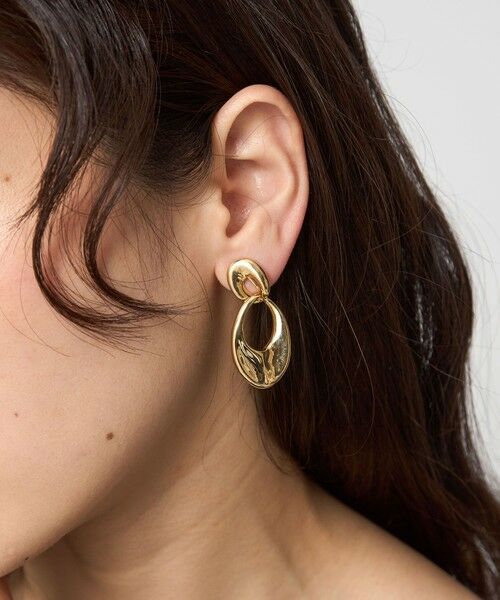 green label relaxing / グリーンレーベル リラクシング ピアス・イヤリング | Wオーバルリング イヤリング | 詳細1